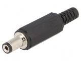 Conector alimentare DC 5,5/2,1mm mamă cu manşon lipire