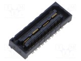 Conector PCB-PCB mamă PIN 40 0,5mm QSH aurit SMT 2A SAMTEC
