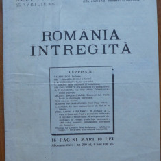 Revista Romania intregită, Cluj, 15 aprilie 1925, procesul lui C. Zelea Cpdreanu