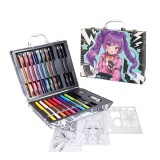 HAPPI HOBBI ART CASE SET DE DESEN DELUXE CU 50 DE ACCESORII MANGA
