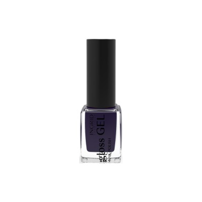 Lac de unghii Gloss Gel Ingrid Cosmetics, 587 Albastru inchis, 7 ml foto