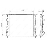 Radiator racire motor Nrf 58192