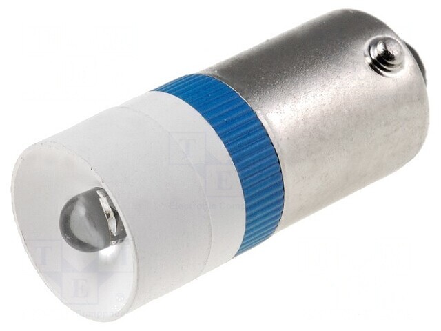 Lampă LED Albastră 230V BA9S