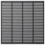 Cumpara ieftin Gard tip oblon, gri, 180x180 cm, WPC