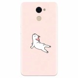 Husa silicon pentru Huawei Nova Lite Plus, Cute Dog Streching