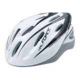 Casca Force Hal Alb/Negru S-M (54-58 cm) Ultimate FactoryBikes