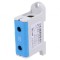 Conector de Șine 95mm2 albastru TS35 1x2