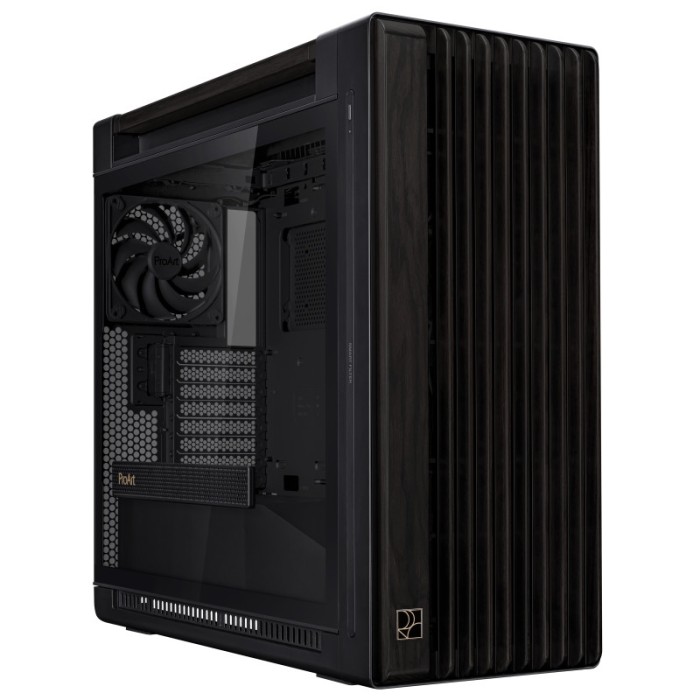Carcasa ASUS PROART PA602 WOOD EDITION Mid Tower ARGB NEGRU,