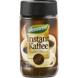 Cafea instant Dennree, Arabica, Bio Ecologica, Liofilizata, 100g, Fara Arome/Aditivi