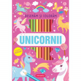 Unicornii - Desenam si coloram - Mimorello