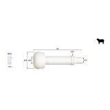 Manson din silicon pentru aparat de muls oi