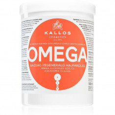 Kallos Omega masca de par hranitoare cu ulei de macadamia si complex omega 6 1000 ml