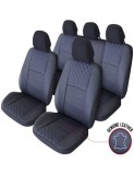 Set Huse Scaun Exclusive Leather Queen Negru Umb-B, Umbrella