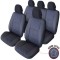 Set Huse Scaun Exclusive Leather Queen Negru Umb-B, Umbrella