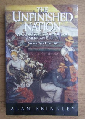 Alan Brinkley - A concise History of the american People vol. II from 1865 foto