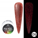 Cumpara ieftin Polygel cu sclipici Disco Polygel, reflectorizant, Global Fashion, 15 g, 06