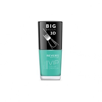 Lac de unghii Vip, 3D, Revers, verde, 12 ml, Nr 057 - mat foto