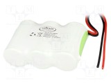 Acumul: Ni-MH C 3,6V 4000mAh cabluri 250mm Număr celule: 3