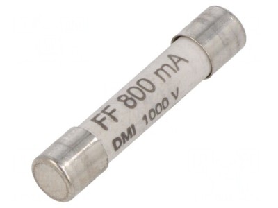 Siguranță Ultra-Rapidă 800mA 6,3x32mm 1kVAC/1kVDC foto