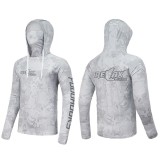 Bluza UV Relax Lures UPF 50+, Camo Grey, Marime S