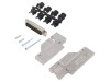 Conector D-Sub 25 pini tata 90 grade MH CONNECTORS MHDCMR25-DM25P-K pe cablu lipire