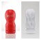 Air-Tech Regular - Masturbator roșu, 15.5 cm - 4