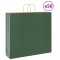 vidaXL Pungi de h&acirc;rtie 50 buc cu m&acirc;nere verde 54x15x49 cm 4101724