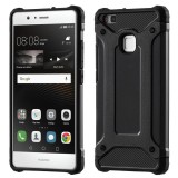 Husa Huawei P9 Lite / G9 Lite, Techsuit Hybrid Armor, Black