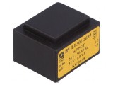 Transformator &Icirc;ncapsulat 1VA 24VAC 12V 83mA PCB