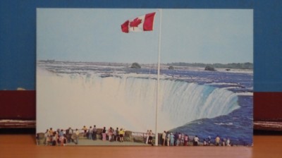 CANADA - CASCADA NIAGARA VAZUTA DINSPRE TABLE ROCK HOUSE - CIRCULATA . foto