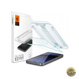 Folie de protectie Ecran Spigen EZ FIT pentru Samsung Galaxy S24 FE S721 Sticla Securizata Full Glue Set 2 bucati AGL08729