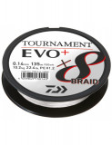 Fir Textil Daiwa Tournament 8X Braid Evo+, Culoare Alb, 135m,Variante Fire 0.16 mm