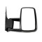 Oglinda usa exterioara Mercedes Sprinter 208-414, 01.1995-2006, partea Dreapta, ajustabil manual; carcasa neagra; sticla convexa; lung, Aftermarket