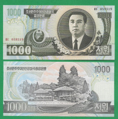 = COREA DE NORD - 1000 WON - 2006 - UNC = foto