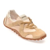 Pantofi sport GRYXX bej, 18117, din material textil