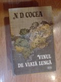 g1 Vinul de viata lunga - N. D. Cocea