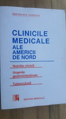 Clinicile medicale ale Americii de Nord -Nutritie clinca,urgente gastrointestinale,tuberculoza foto
