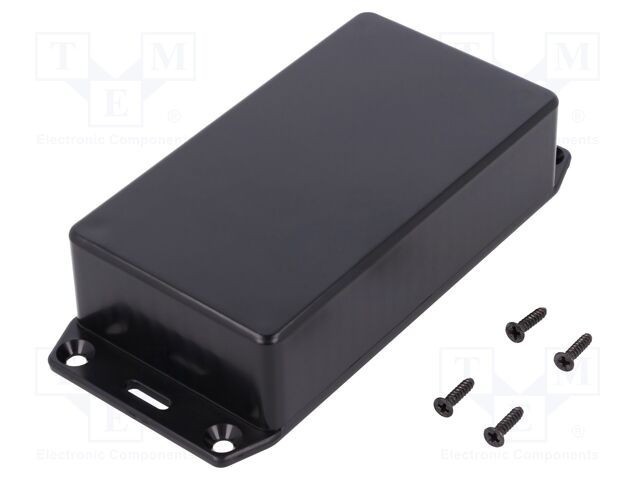 Carcasă universală HAMMOND 1591S ABS neagră 62mm x 112mm x 31mm