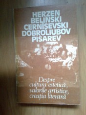 g0 DESPRE CULTURA ESTETICA,VALORILE ARTISICE,CREATIA LITERARA