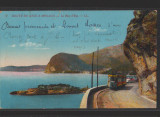 CPIB 16721 CARTE POSTALA - DRUM NICE - MONAC0. BAILE EZE, TRAMVAI, 1912, Circulata, Printata