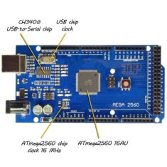 Arduino compatibila mega 2560 clona cu chipset CH340 foto