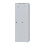 Cumpara ieftin Vestiar metalic cu 2 usi 600 x 500 x 1800 mm gri