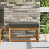 vidaXL Perna de Șezut pentru Exterior Antracit 80 x 40 x 8 cm 900948