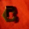 Insigna Initiale CP , metal emailat , h=2,4cm