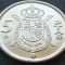 Moneda 5 PESETAS - SPANIA, anul 1980 (model 1975) * cod 1705 B = UNC