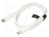 Cablu USB 2.0 USB C VENTION 1m alb nichelat