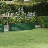 vidaXL Strat &icirc;nălțat grădină 152x40x36 cm oțel vopsit electrostatic