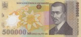 Bancnotă Rom&acirc;nia 500000 lei 2000 Aurel Vlaicu, semnătura Ghizari, seria 007C0865568