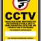 CCTV Images Are Being Monitored Sign