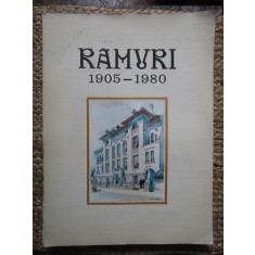 RAMURI 1905 - 1980 , VOLUM JUBILIAR EDITAT CU PRILEJUL IMPLINIRII A 75 DE ANI DE LA APARITIA PRIMULUI NUMAR AL REVISTEI de MARIN SORESCU